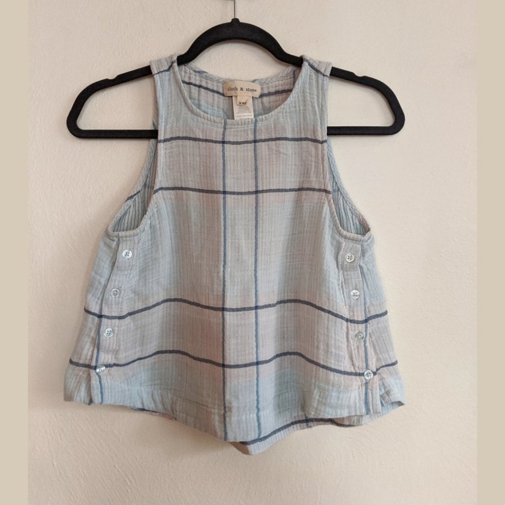 Cloth & Stone Tank Top / Button Side / Size: XXS